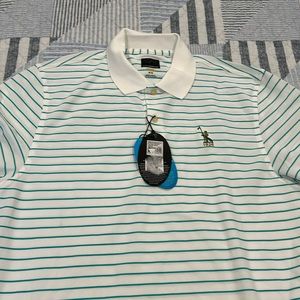 Greg Norman golf shirt rolling green country club NWT new medium